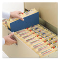 Smead Colored File Pockets, 3.5" Expansion, Legal Size, Blue (74225)