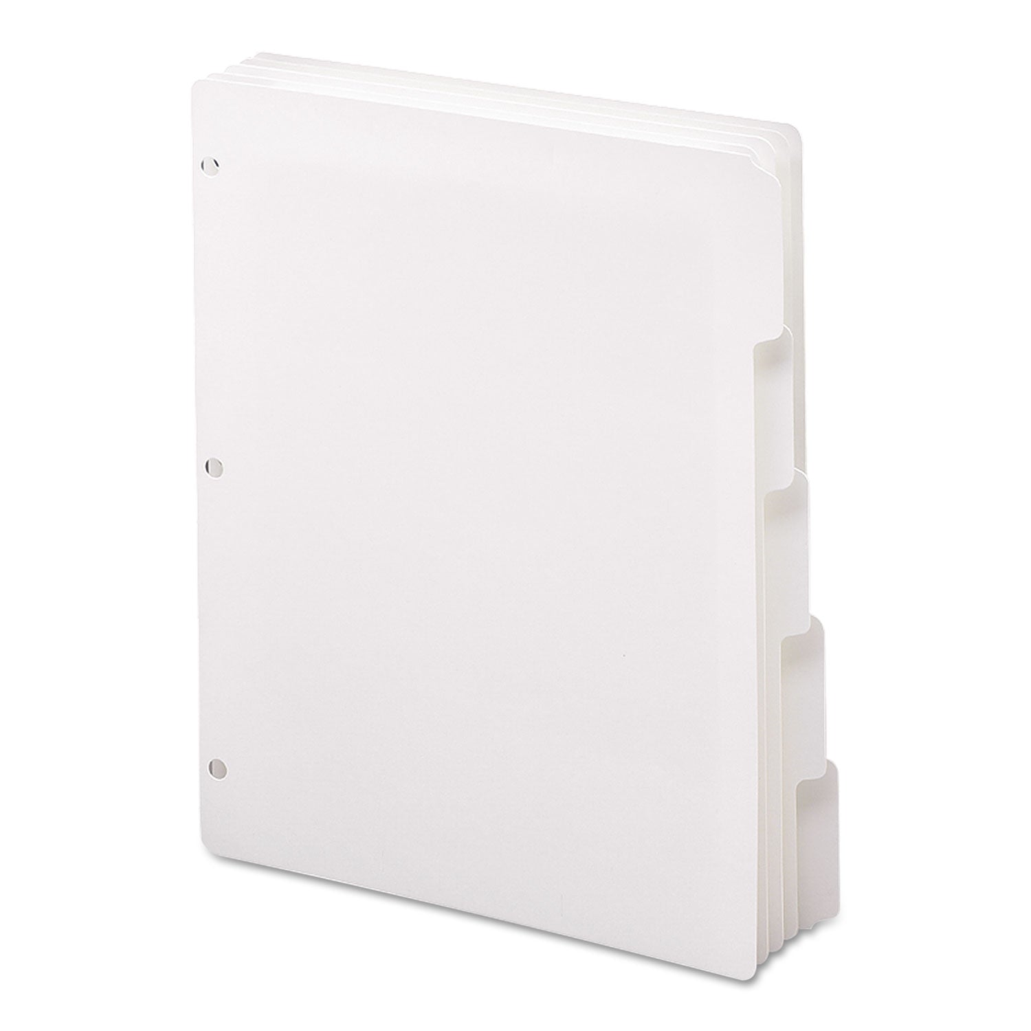 Smead Three-Ring Binder Index Divider, 5-Tab, 11 x 8.5, White, 20 Sets (89415)
