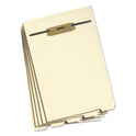 Smead Stackable Folder Dividers with Fasteners, 1/5-Cut Bottom Tab, 1 Fastener, Letter Size, Manila, 4 Dividers/Set, 50 Sets (35600)
