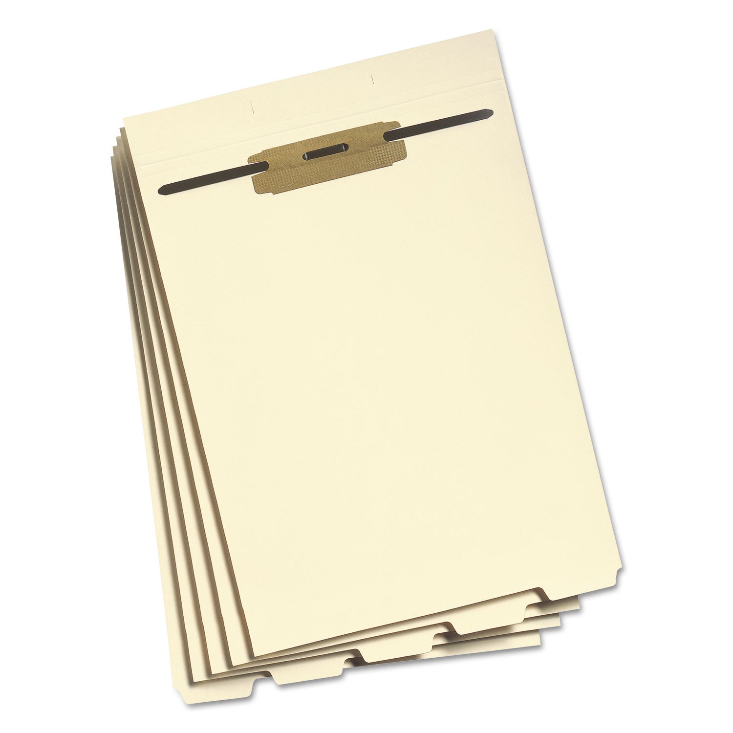 Smead Stackable Folder Dividers with Fasteners, 1/5-Cut Bottom Tab, 1 Fastener, Letter Size, Manila, 4 Dividers/Set, 50 Sets (35600)