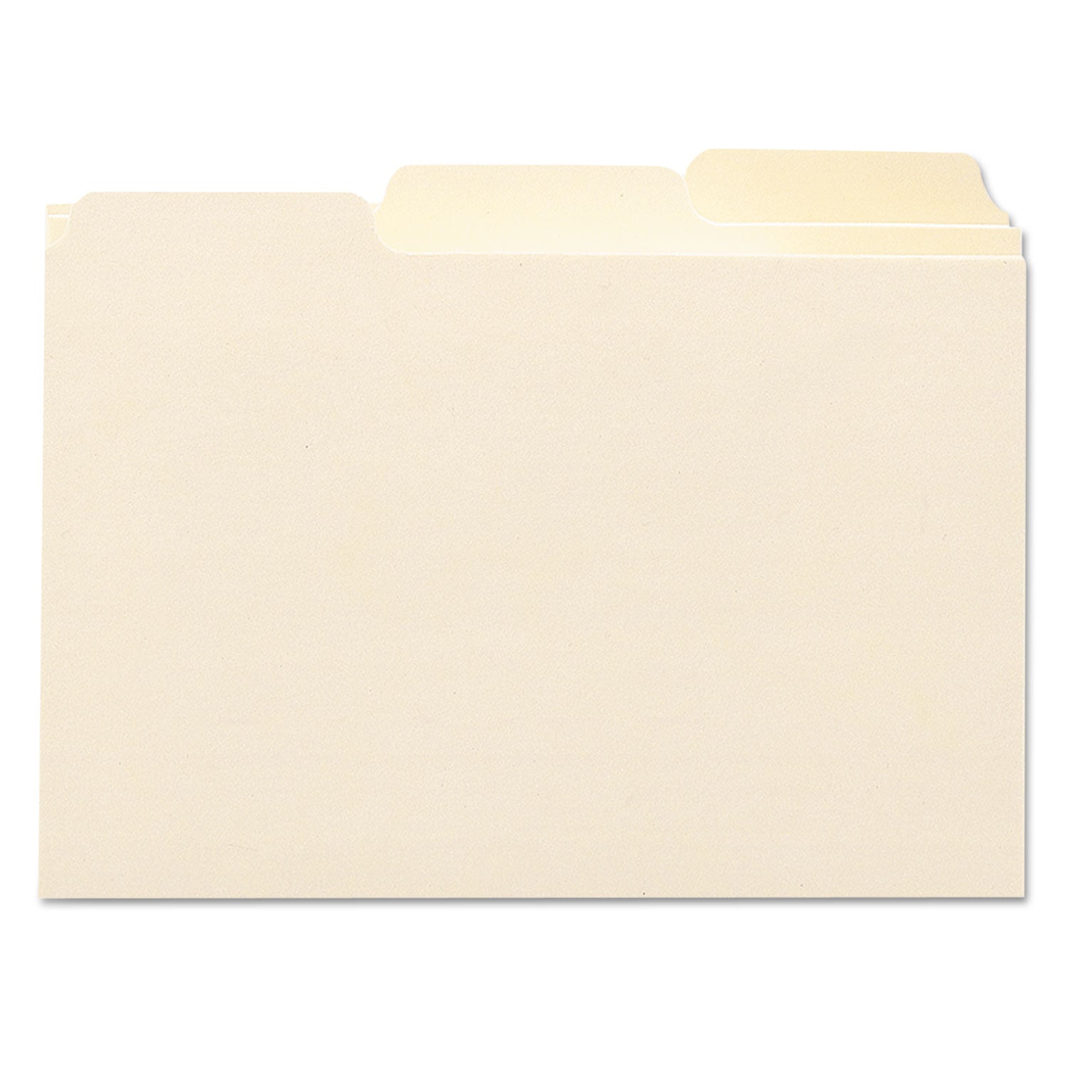 Smead Manila Card Guides, 1/3-Cut Top Tab, Blank, 4 x 6, Manila, 100/Box (56030)