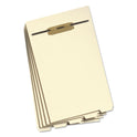 Smead Stackable Folder Dividers with Fasteners, 1/5-Cut Bottom Tab, 1 Fastener, Legal Size, Manila, 4 Dividers/Set, 50 Sets (35650)
