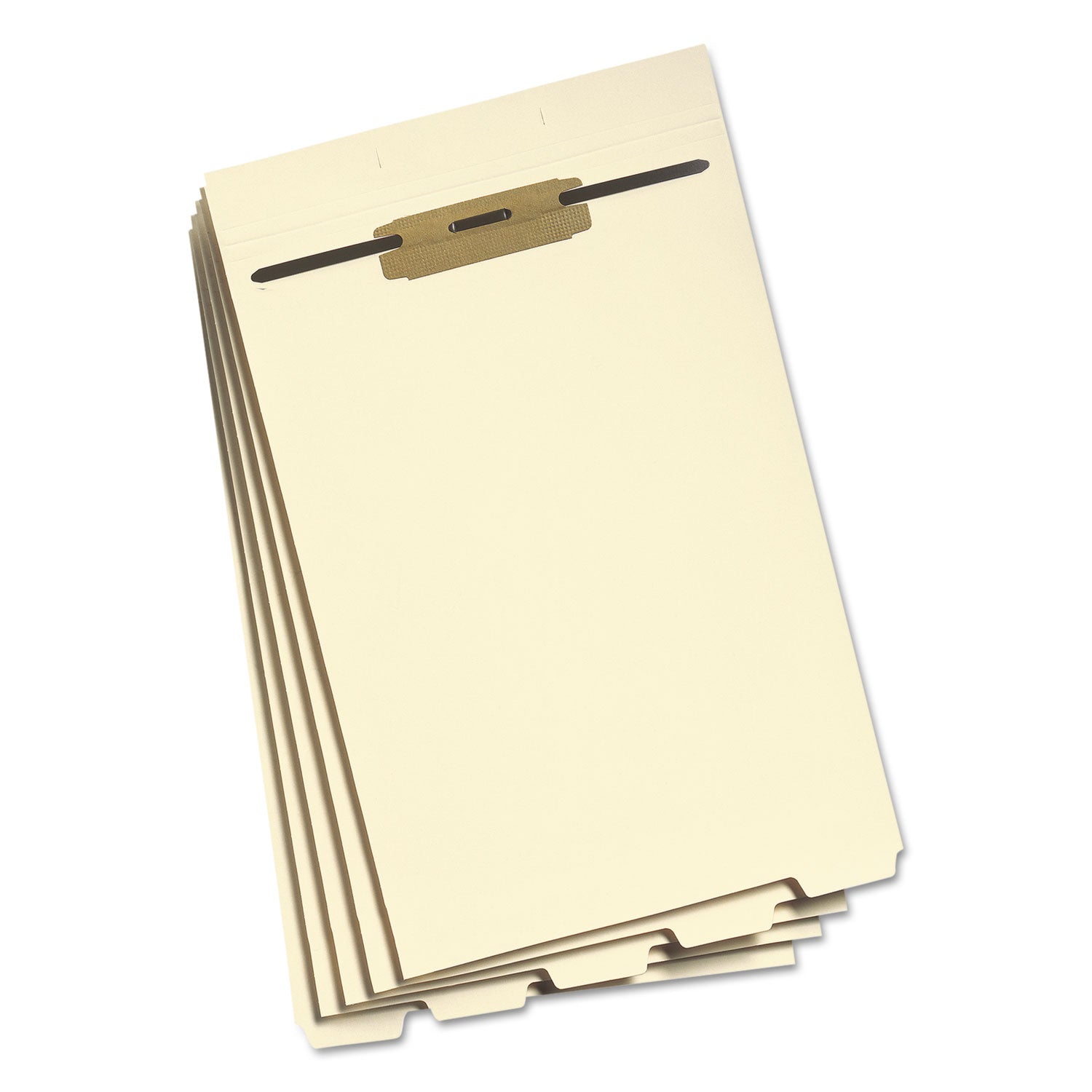 Smead Stackable Folder Dividers with Fasteners, 1/5-Cut Bottom Tab, 1 Fastener, Legal Size, Manila, 4 Dividers/Set, 50 Sets (35650)