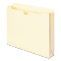 Manila File Jackets, 2-Ply Straight Tab, Letter Size, Manila, 50/Box