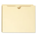 Manila File Jackets, 2-Ply Straight Tab, Letter Size, Manila, 50/Box