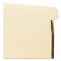 Smead Self-Adhesive Folder Dividers with Twin-Prong Fasteners for Top/End Tab Folders, 1 Fastener, Letter Size, Manila, 25/Pack (68025)