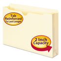 Smead Manila File Jackets, 2-Ply Straight Tab, Legal Size, Manila, 50/Box (76560)