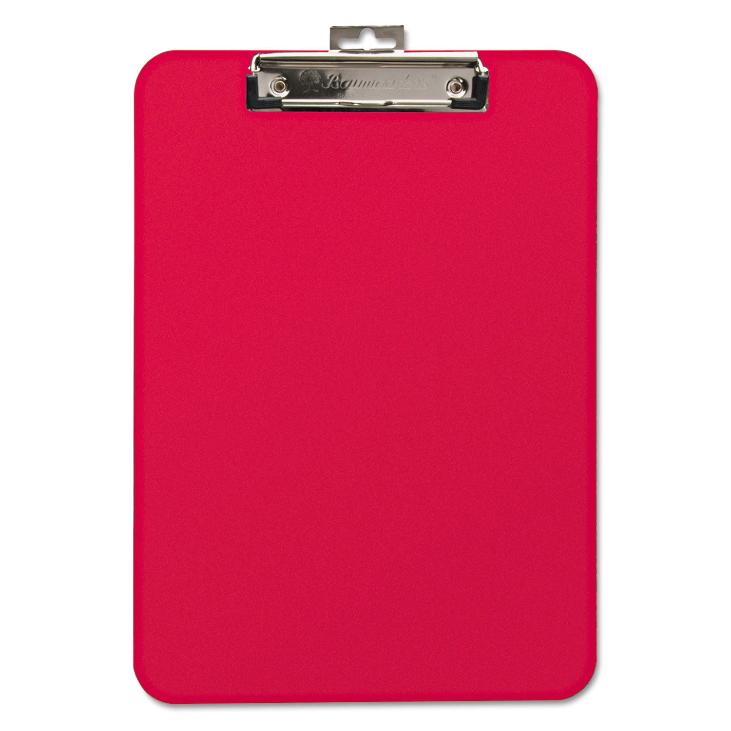 Mobile OPS Unbreakable Recycled Clipboard, 0.25" Clip Capacity, Holds 8.5 x 11 Sheets, Red (61622)