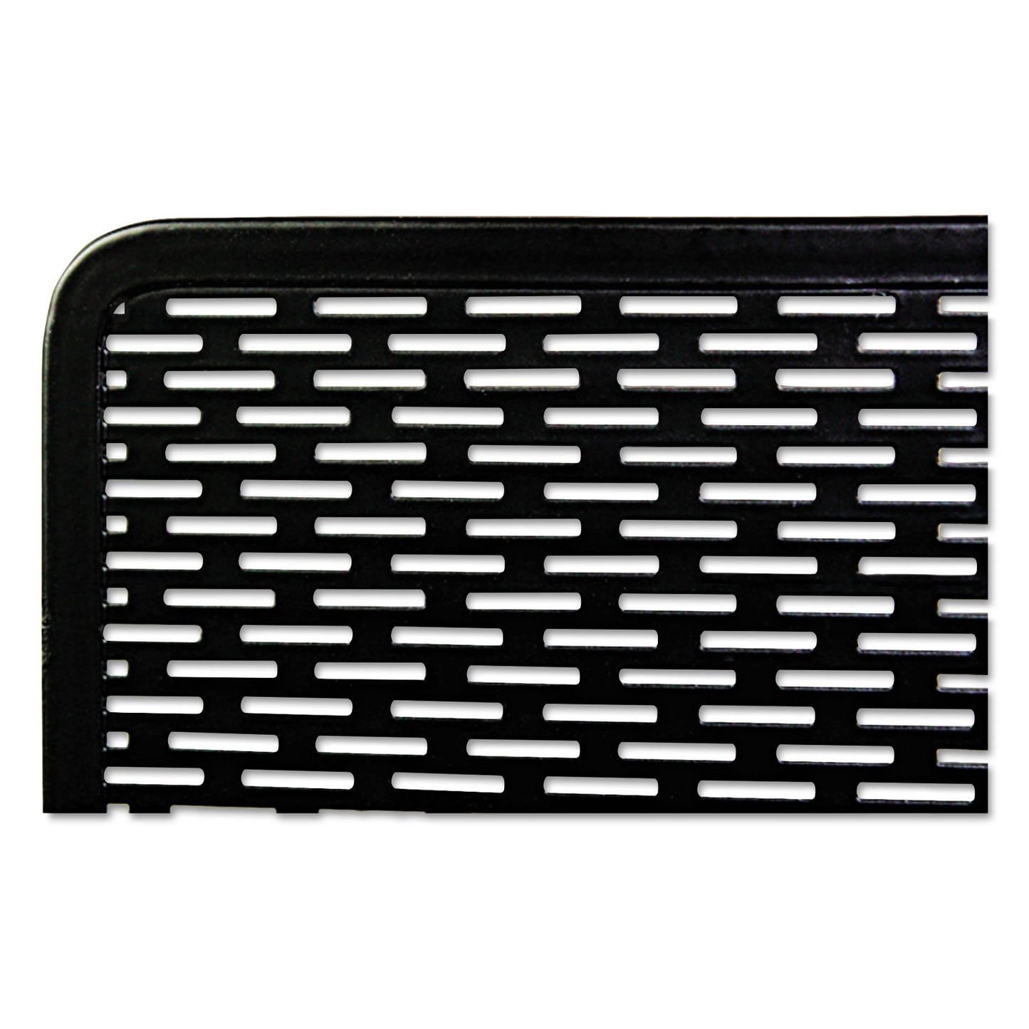 Artistic Urban Collection Punched Metal Business Card Holder, Holds 50 2 x 3.5 Cards, Perforated Steel, Black (ART20001)