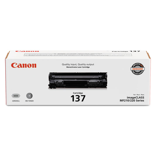 Canon 9435B001 (137) Toner, 2,400 Page-Yield, Black