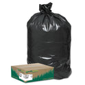 Earthsense Linear Low Density Large Trash and Yard Bags, Open-Face, 33 gal, 0.9 mil, 32.5" x 40", Black, 80/Carton (RNW1TL80)