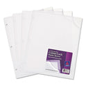 Avery Three-Hole Punched Corner Lock Plastic Sleeves, 9.5 x 11.75, Clear, 4/Pack (72269)