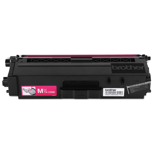 Brother TN339M Super High-Yield Toner, 6,000 Page-Yield, Magenta