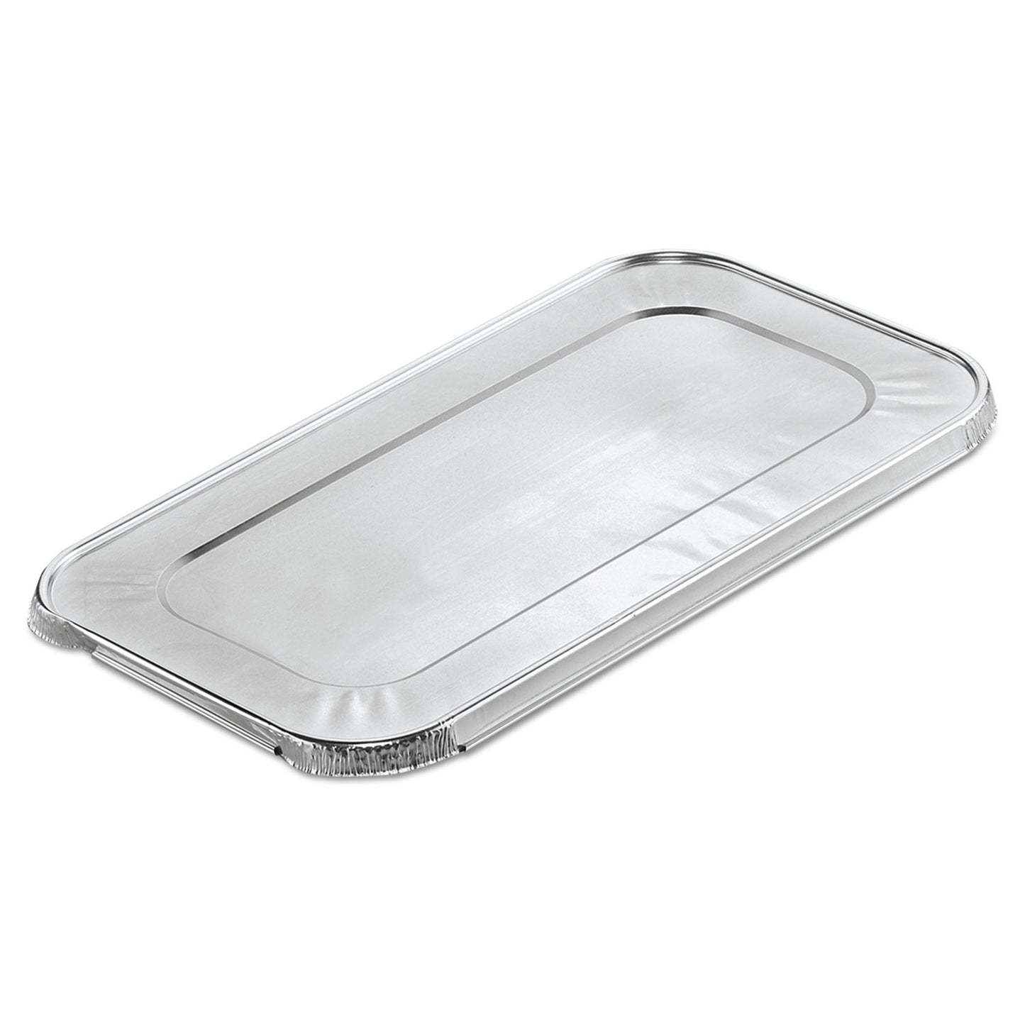 HFA Steam Pan Foil Lids, Fits One-Third Size Pan, 0.5" Deep, 6.4 x 12.7, 200/Carton (403025)