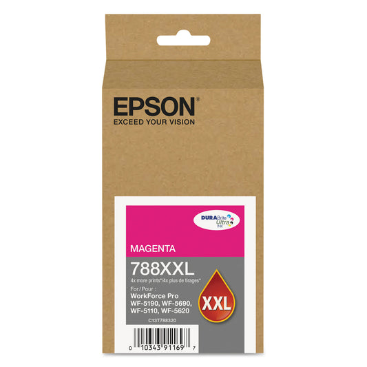Epson T788XXL320 (788XXL) DURABrite Ultra XL PRO High-Yield Ink, Magenta