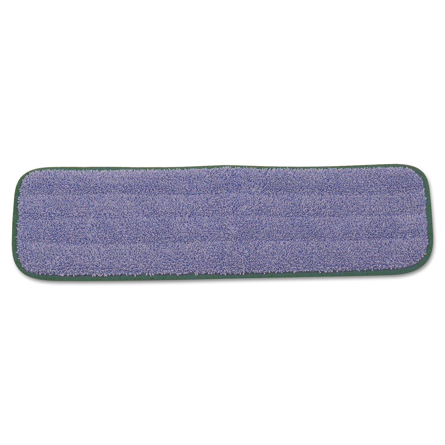 Rubbermaid Commercial Microfiber Wet Mopping Pad, 18.5" x 5.5" x 0.5", Green, 12/Carton (Q410GRECT)