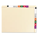 Smead Heavyweight Manila End Tab Conversion File Folders, Straight Tabs, Letter Size, 0.75" Expansion, Manila, 100/Box (24190)