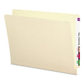 Smead End Tab Folders with Antimicrobial Product Protection, Straight Tabs, Letter Size, 0.75" Expansion, Manila, 100/Box (24113)