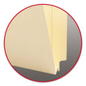 Smead Heavyweight Manila End Tab Expansion Folders, Straight Tabs, Letter Size, 1.5" Expansion, 50/Box (24275)