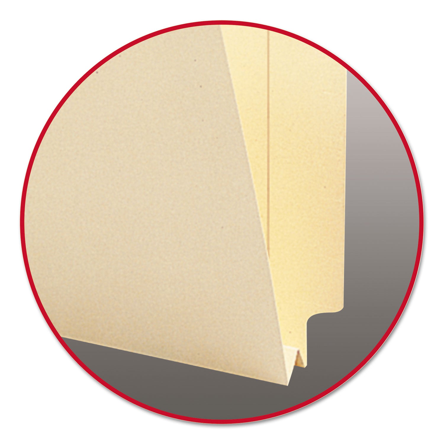 Smead Heavyweight Manila End Tab Expansion Folders, Straight Tabs, Letter Size, 1.5" Expansion, 50/Box (24275)