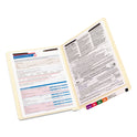 Smead TUFF Laminated Fastener Folders with Reinforced Tab, 0.75" Expansion, 2 Fasteners, Letter Size, Manila Exterior, 50/Box (34105)
