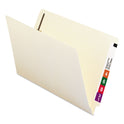 Smead End Tab Fastener Folders with Reinforced Straight Tabs, 11-pt Manila, 2 Fasteners, Legal Size, Manila Exterior, 50/Box (37115)