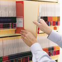 Smead Fastener Folder with Divider, 0.75" Expansion, 1 Divider, 4 Fasteners, Letter Size, Manila Exterior, 50/Box (34220)