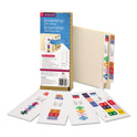 Smead Color-Coded Smartstrip Refill Label Forms, Inkjet Printer, Assorted, 1.5 x 7.5, White, 250/Pack (66006)