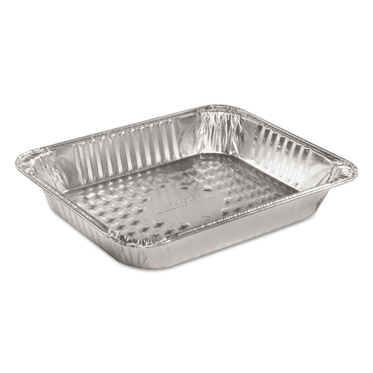 HFA Aluminum Steam Table Pans, Half-Size Medium, 2.19" Deep, 10.38 x 12.75, 100/Carton (402540)