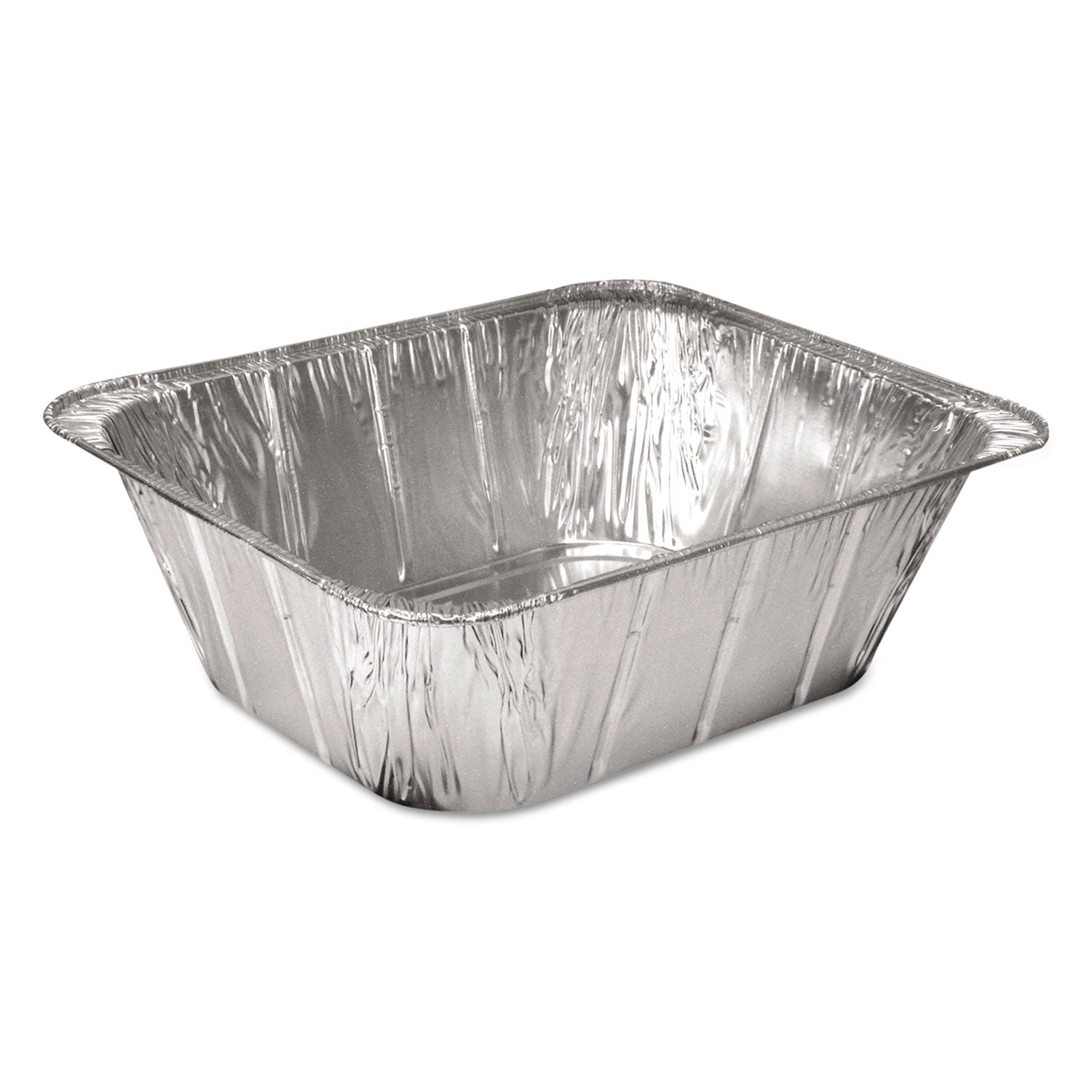 HFA Aluminum Steam Table Pans, Half-Size Extra Deep, 4.19" Deep, 10.31 x 12.69, 100/Carton (201450)