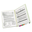 Smead Extra-Heavy Recycled Pressboard End Tab Folders, Straight Tabs, Letter Size, 2" Expansion, Gray-Green, 25/Box (26210)