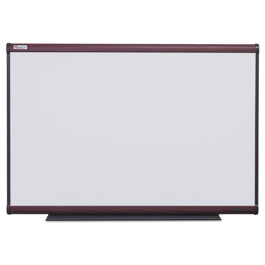 AbilityOne 7110016222128, SKILCRAFT Total Erase White Board, 36 x 24, White Surface, Brown Mahogany Frame