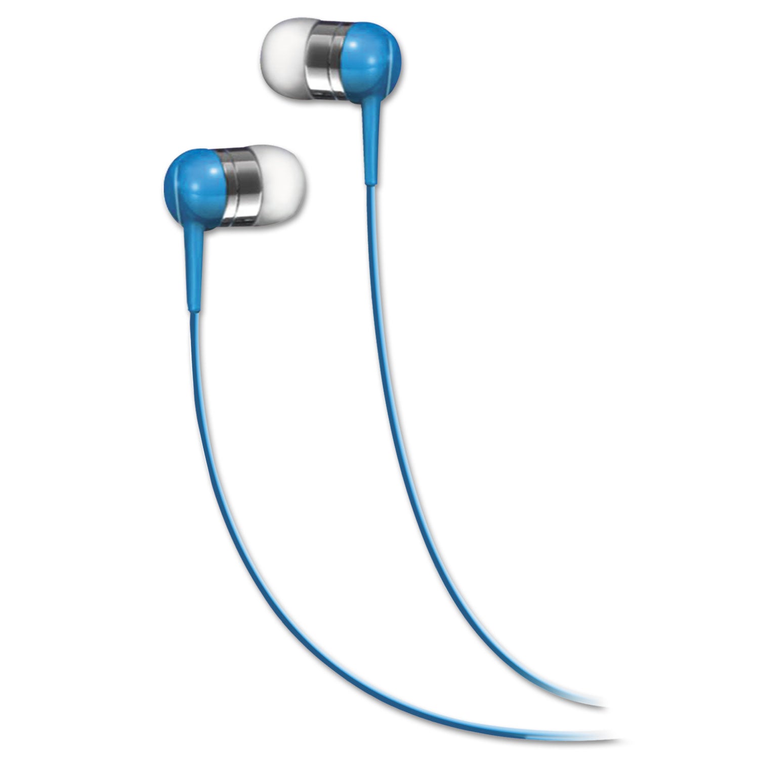 Maxell SEB In-Ear Buds, 4 ft Cord, Blue (190282)