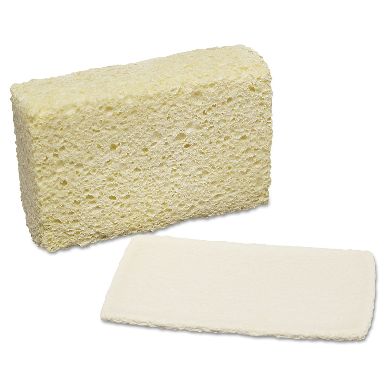 AbilityOne 7920002402555, SKILCRAFT, Natural Cellulose Sponge, 3.63 x 5.75, 1.75" Thick, Natural, 12/Pack