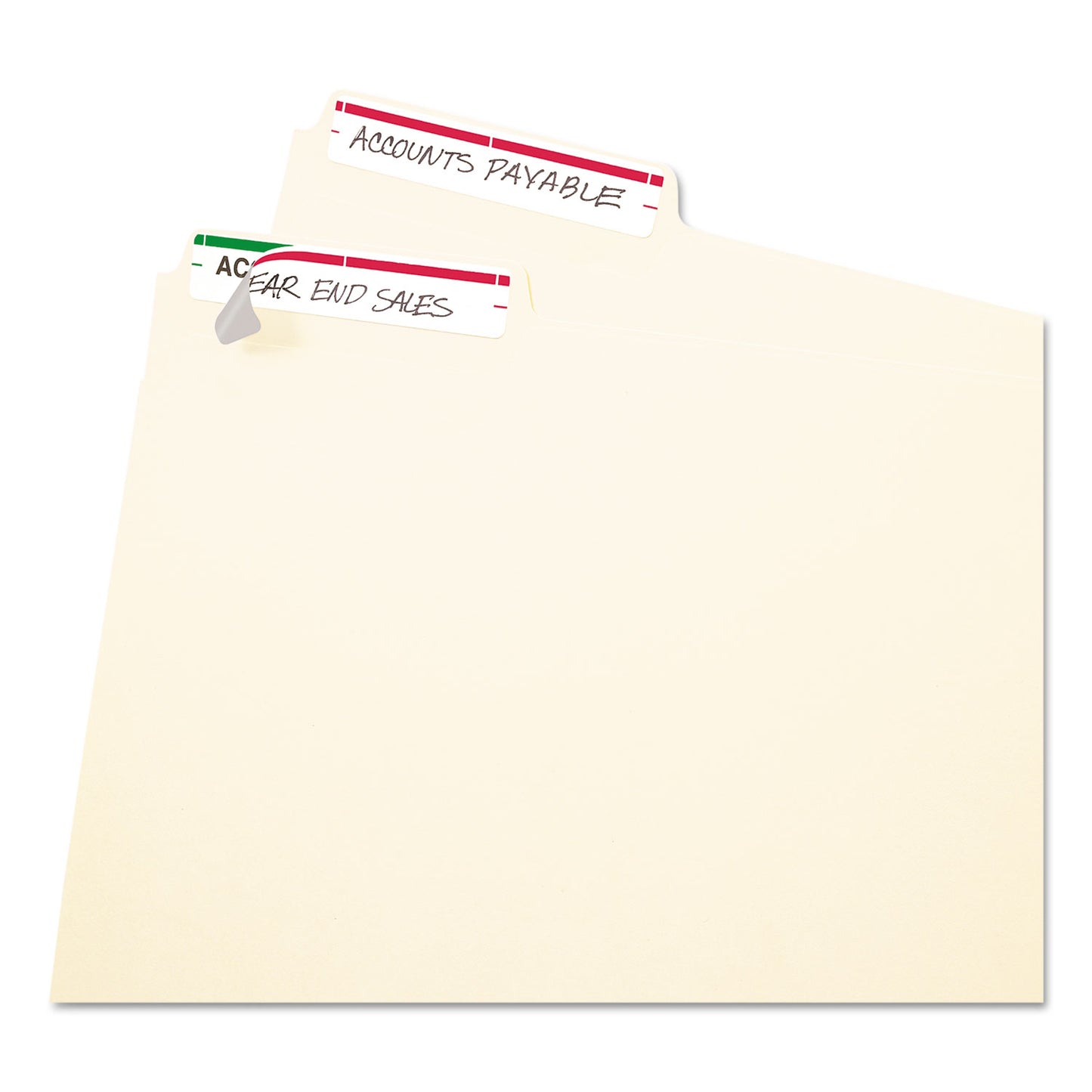 Avery Printable 4" x 6" - Permanent File Folder Labels, 0.69 x 3.44, White, 7/Sheet, 36 Sheets/Pack, (5201) (05201)