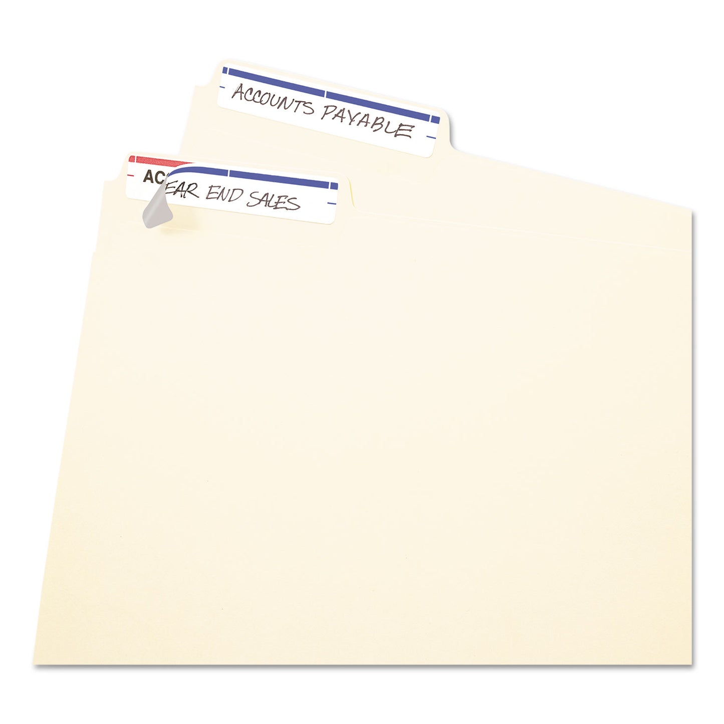 Avery Printable 4" x 6" - Permanent File Folder Labels, 0.69 x 3.44, White, 7/Sheet, 36 Sheets/Pack, (5200) (05200)