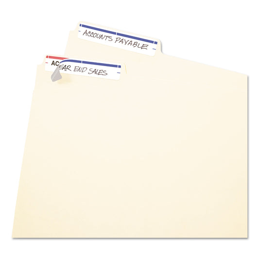 Avery Printable 4" x 6" - Permanent File Folder Labels, 0.69 x 3.44, White, 7/Sheet, 36 Sheets/Pack, (5200) (05200)