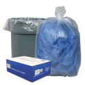 Classic Clear Linear Low-Density Can Liners, 60 gal, 0.9 mil, 38" x 58", Clear, 10 Bags/Roll, 10 Rolls/Carton (385822C)