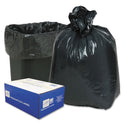 Classic Linear Low-Density Can Liners, 10 gal, 0.6 mil, 24" x 23", Black, 25 Bags/Roll, 20 Rolls/Carton (242315B)