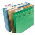 Smead Viewables Hanging Folder Tabs and Labels, Complete Bulk Pack Refill, 1/3-Cut, Assorted Colors, 3.5" Wide, 100/Box (64910)