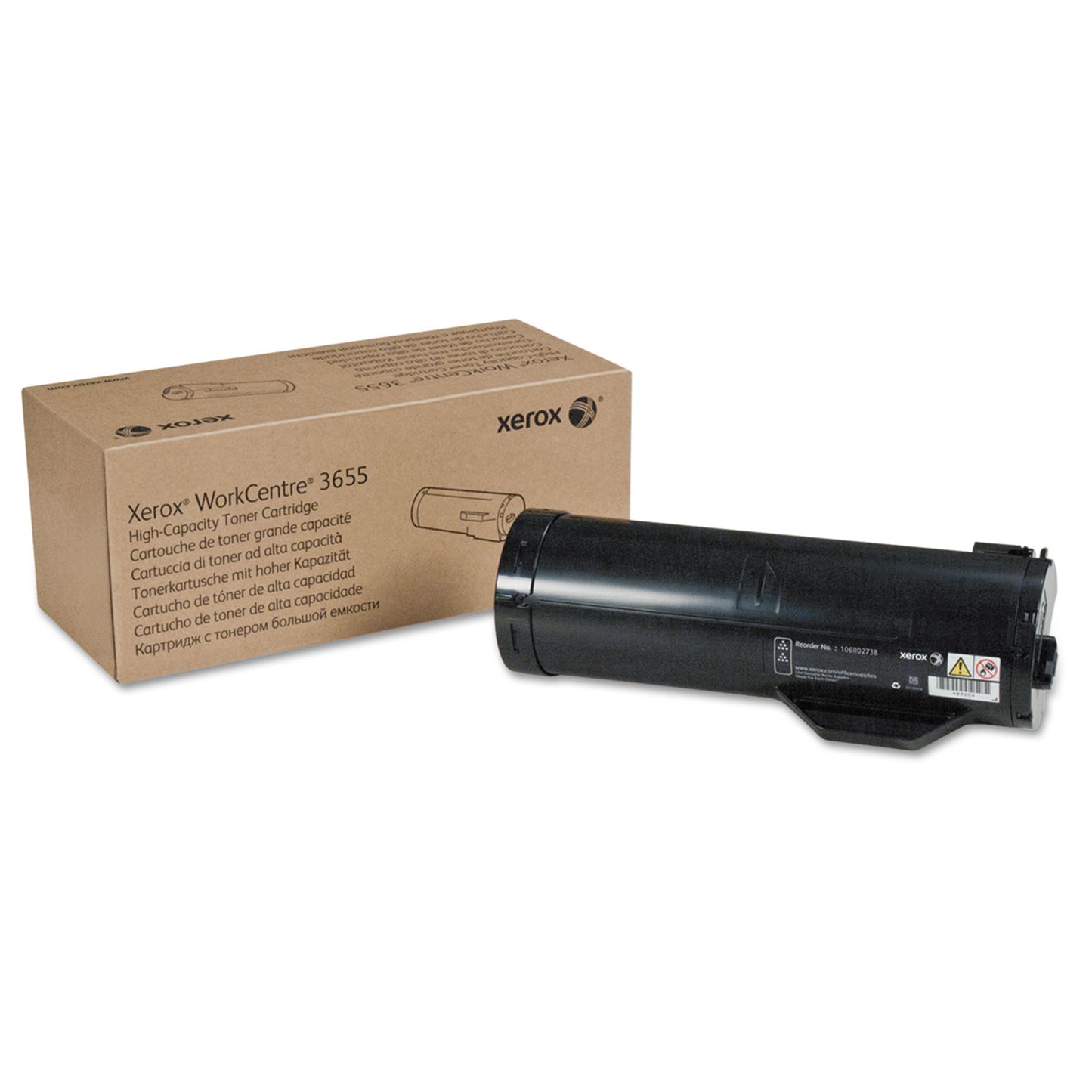 Xerox 106R02738 Toner, 14,400 Page-Yield, Black