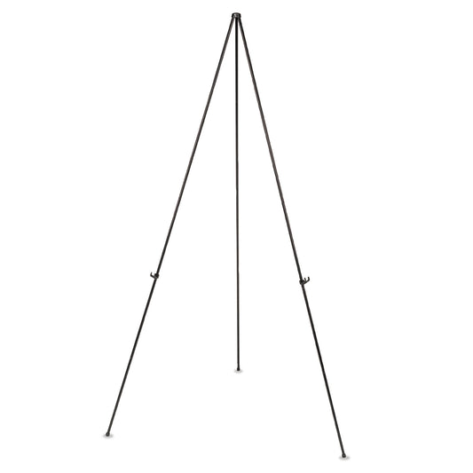 MasterVision Instant Easel, 61.5" High, Black, Steel, Lightweight (FLX04201MV)