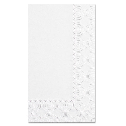 Hoffmaster Dinner Napkins, 2-Ply, 15 x 17, White, 1000/Carton (180500)