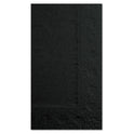 Hoffmaster Dinner Napkins, 2-Ply, 15 x 17, Black, 1000/Carton (180513)