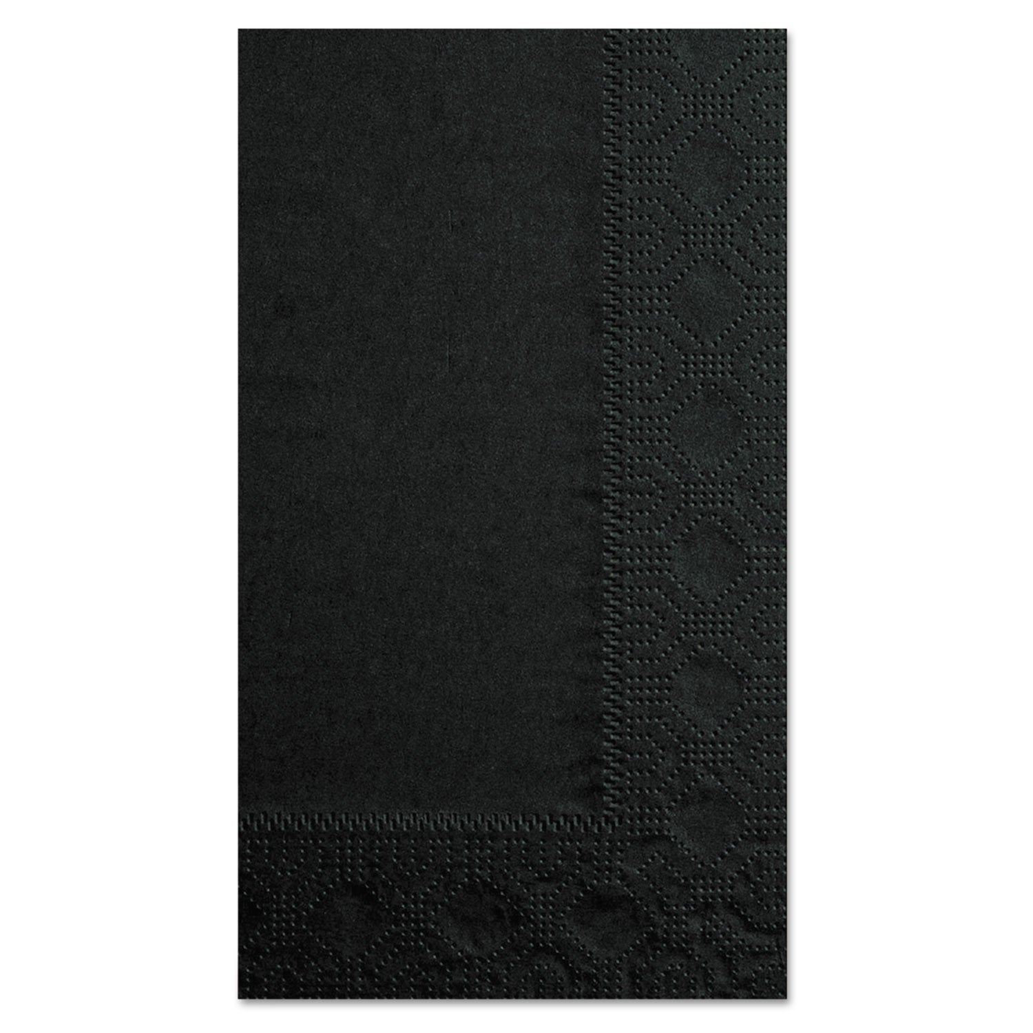 Hoffmaster Dinner Napkins, 2-Ply, 15 x 17, Black, 1000/Carton (180513)