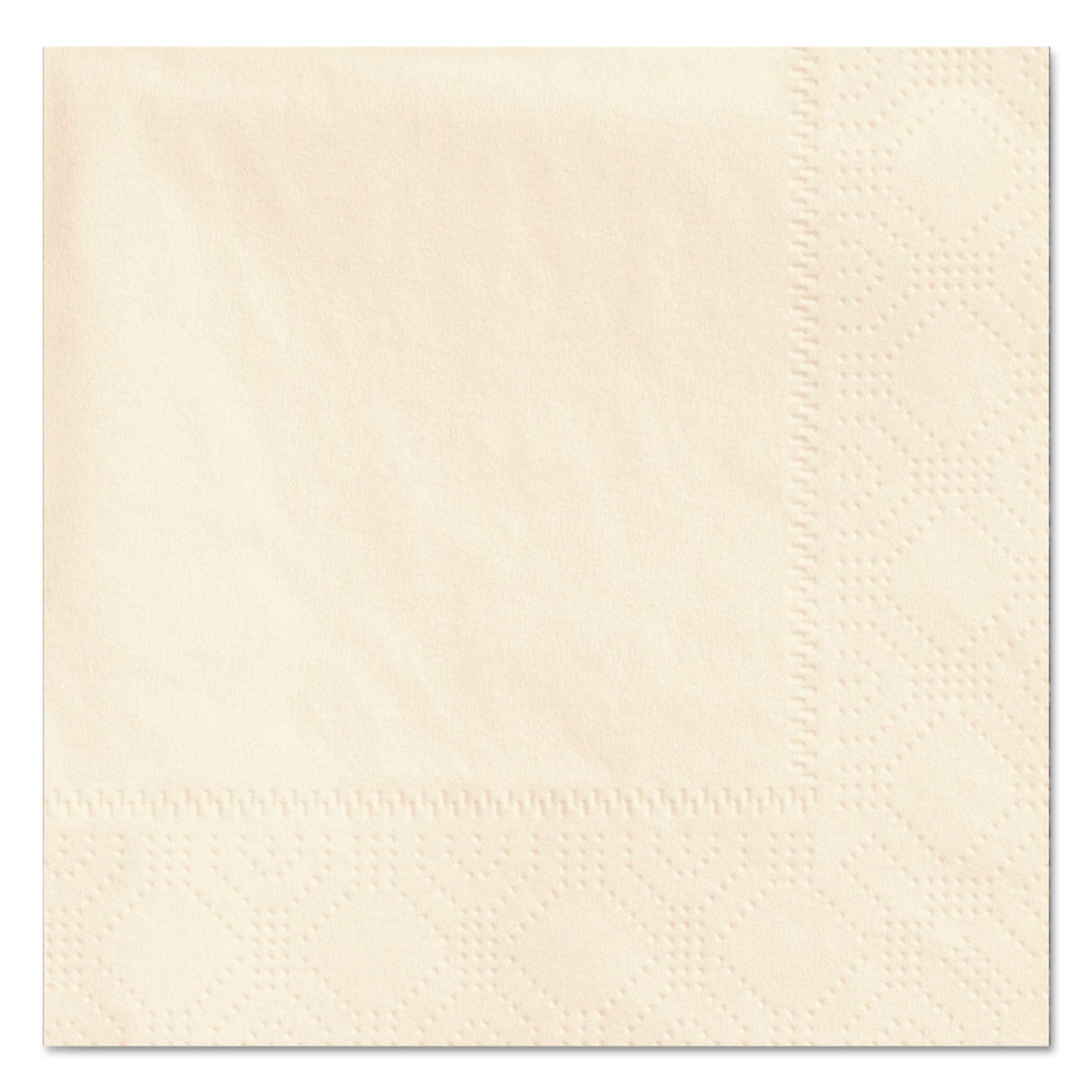 Hoffmaster Beverage Napkins, 2-Ply, 9 1/2 x 9 1/2, Ecru, 1000/Carton (180317)