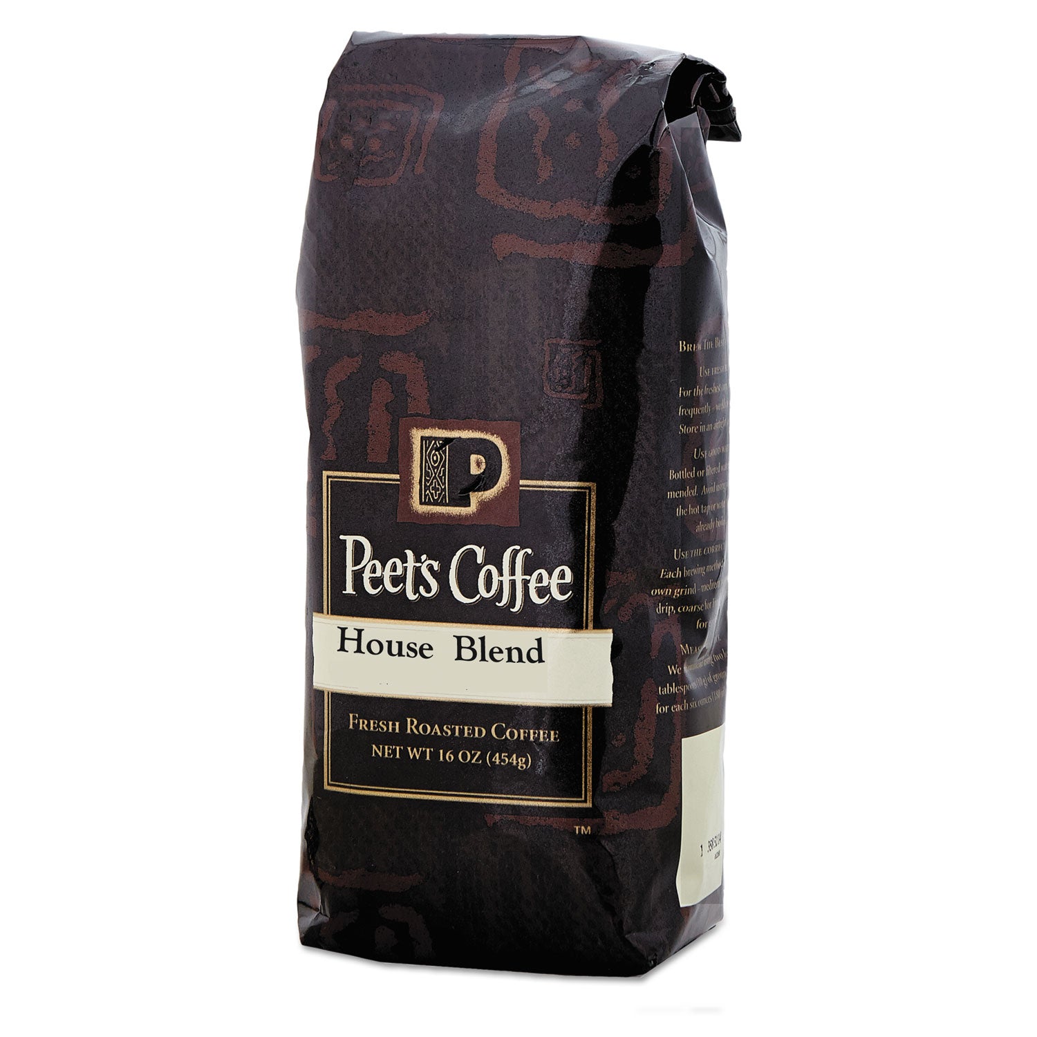  Tea Bulk Coffee, House Blend, Ground, 1 lb Bag (501619)