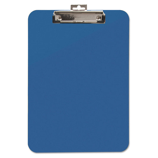 Mobile OPS Unbreakable Recycled Clipboard, 0.25" Clip Capacity, Holds 8.5 x 11 Sheets, Blue (61623)