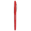 Universal Porous Point Pen, Stick, Medium 0.7 mm, Red Ink, Red Barrel, Dozen (50503)