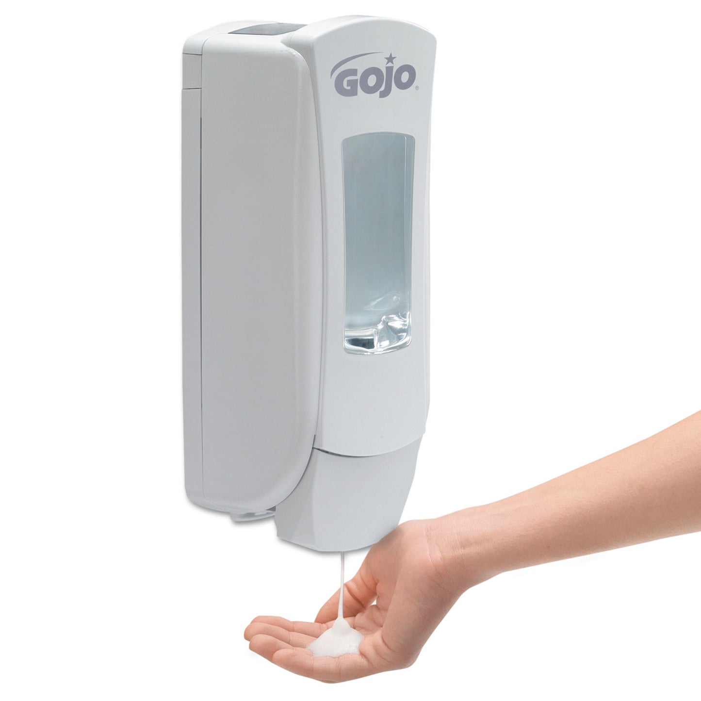 GOJO Clear and Mild Foam Handwash Refill, For ADX-12 Dispenser, Fragrance-Free, 1,250 mL, 3/Carton (881103)